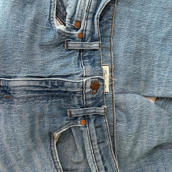 Madewell Frayed Hem Blue Women Jeans - Picture 5 of 11